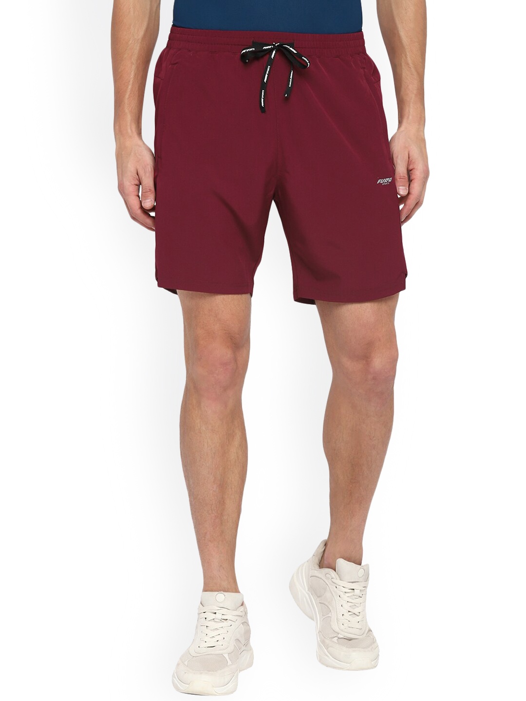 

FURO by Red Chief Men Solid Outdoor Shorts, Maroon