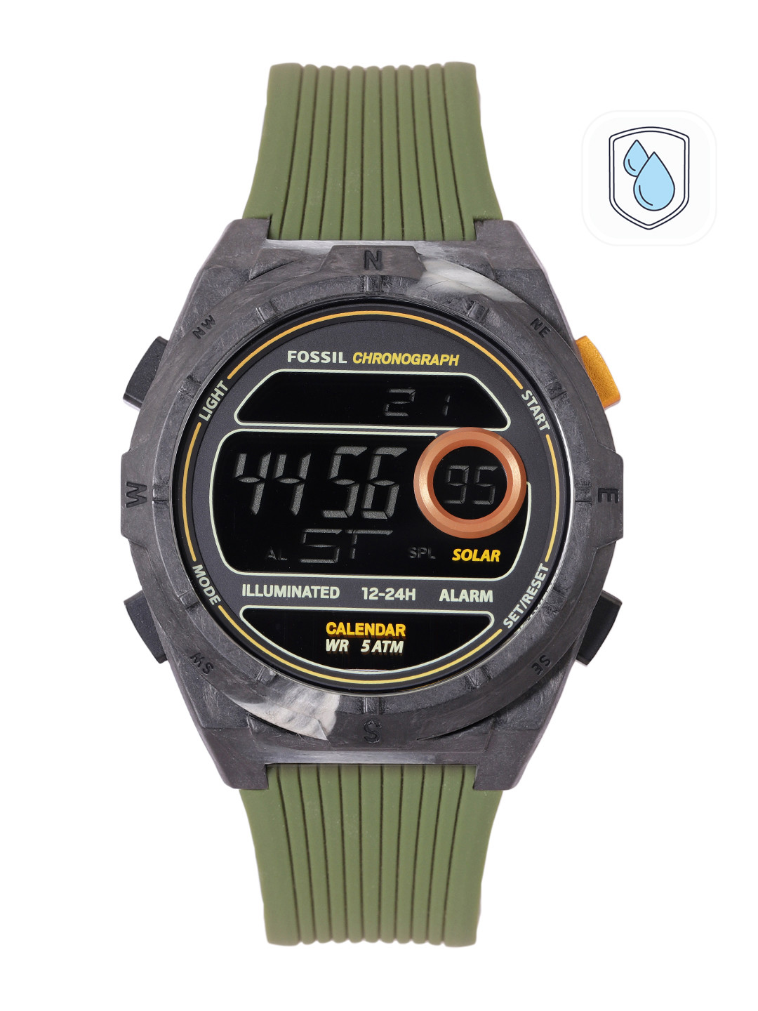 

Fossil Men Everett Digital Watch FS5860, Green