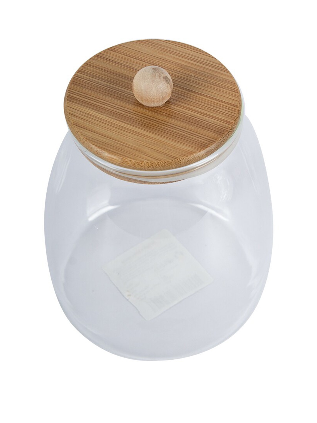 

MARKET99 Transparent & Brown Solid Jar With Lid