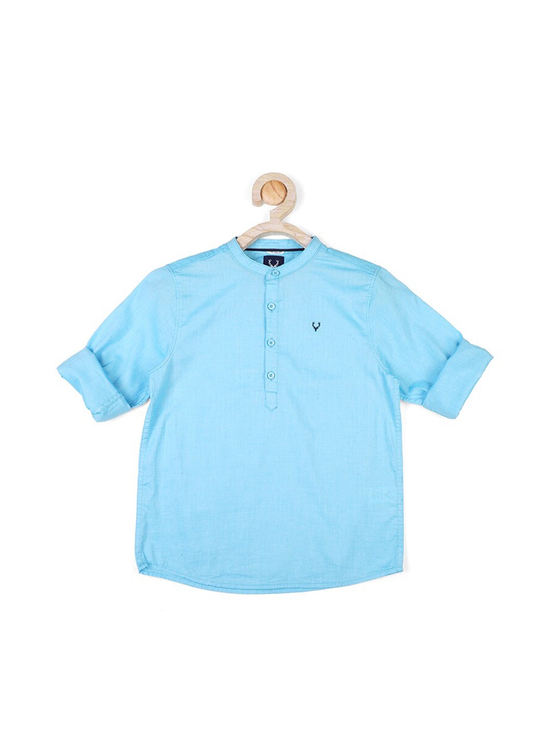 

Allen Solly Junior Boys Blue Casual Cotton Shirt