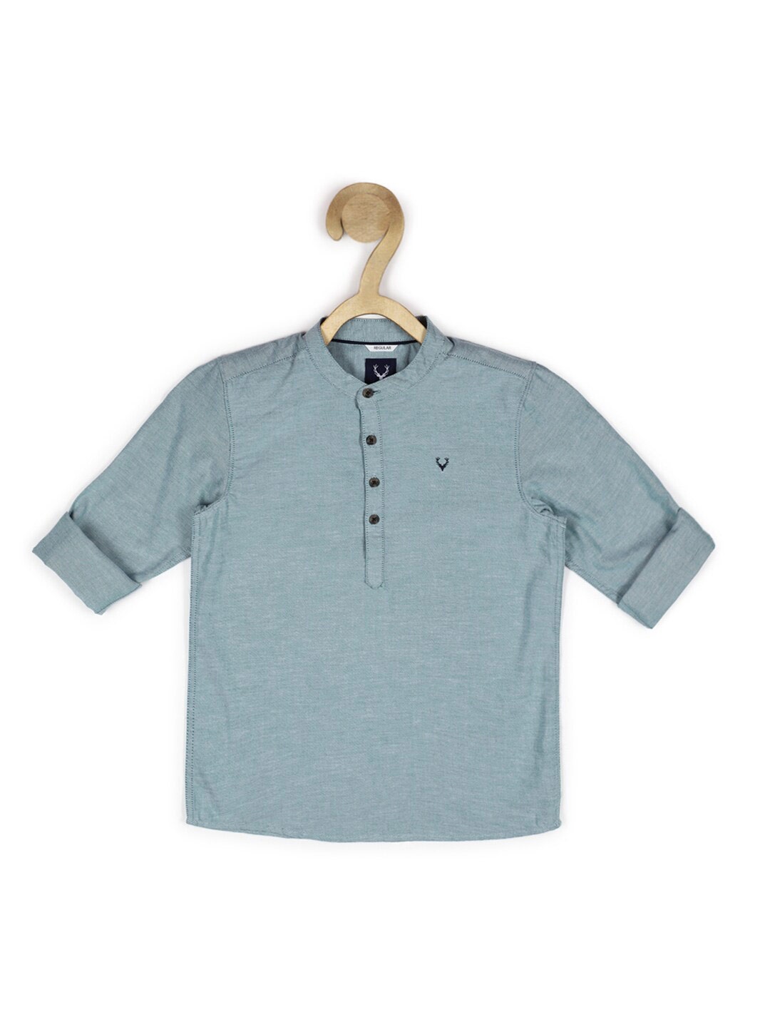 

Allen Solly Junior Boys Blue Casual Cotton Shirt