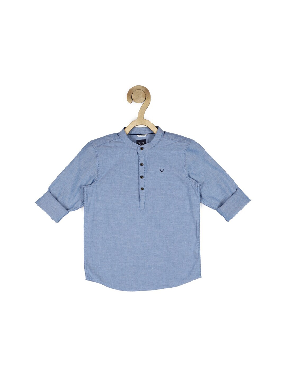 

Allen Solly Junior Boys Blue Casual Cotton Shirt