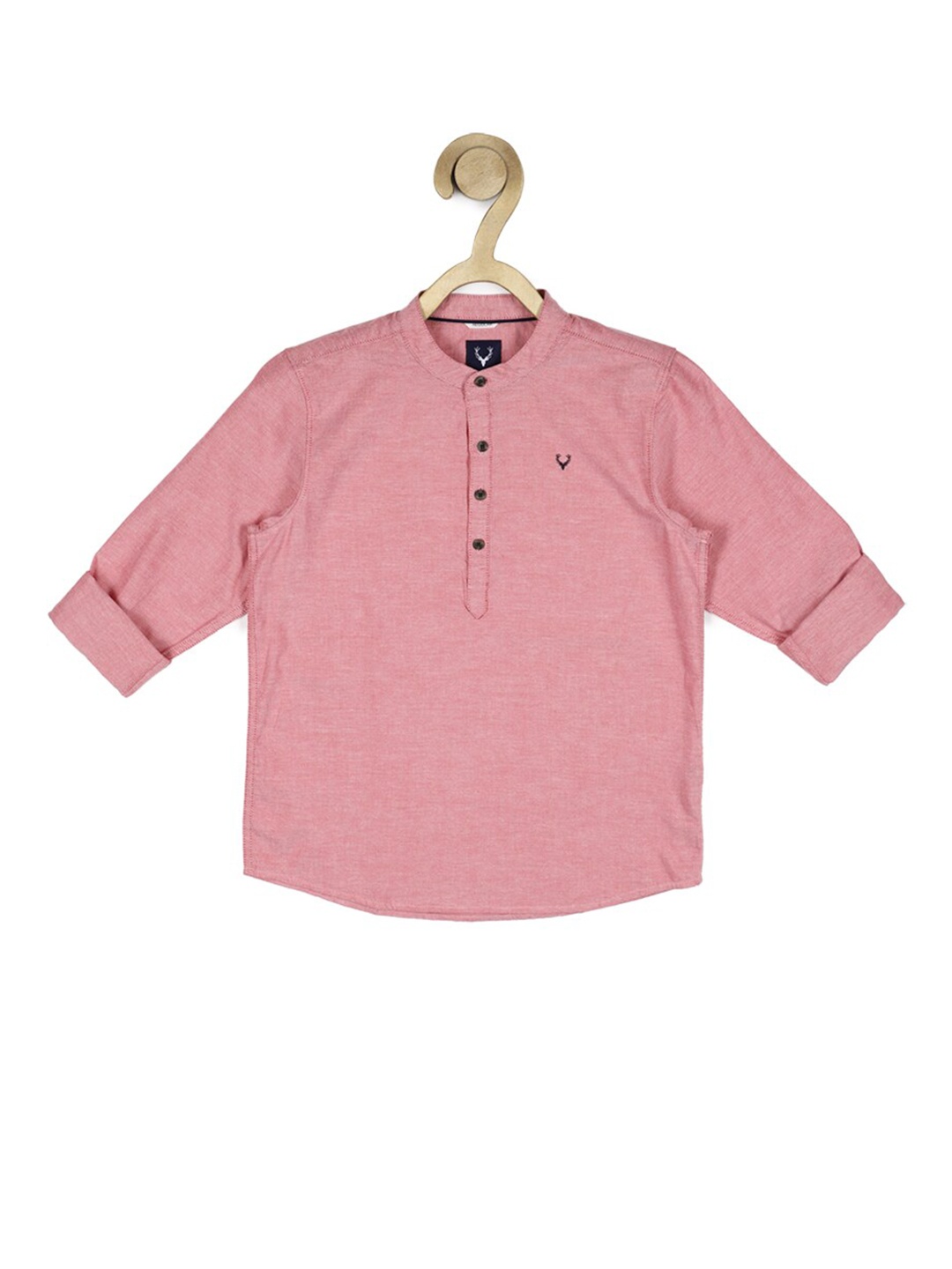 

Allen Solly Junior Boys Pink Casual Cotton Shirt