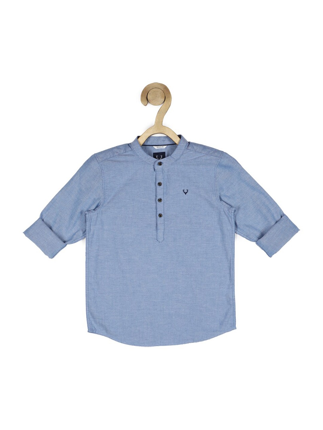 

Allen Solly Junior Boys Blue Casual Cotton Shirt