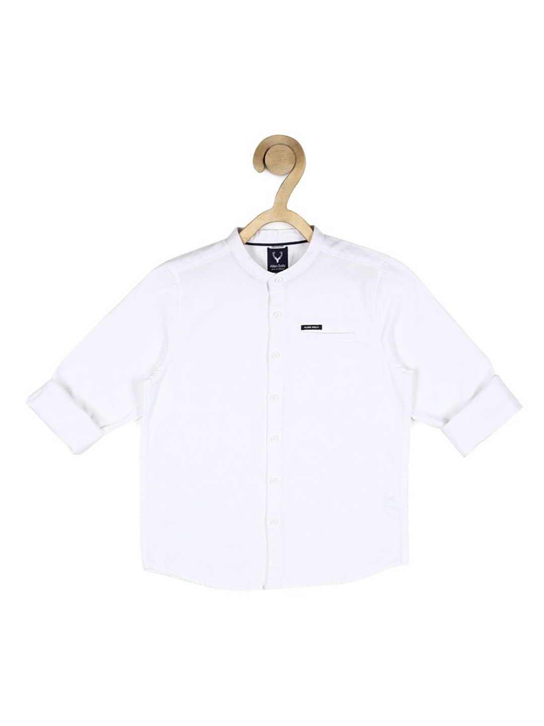 

Allen Solly Junior Boys White Pure Cotton Casual Shirt