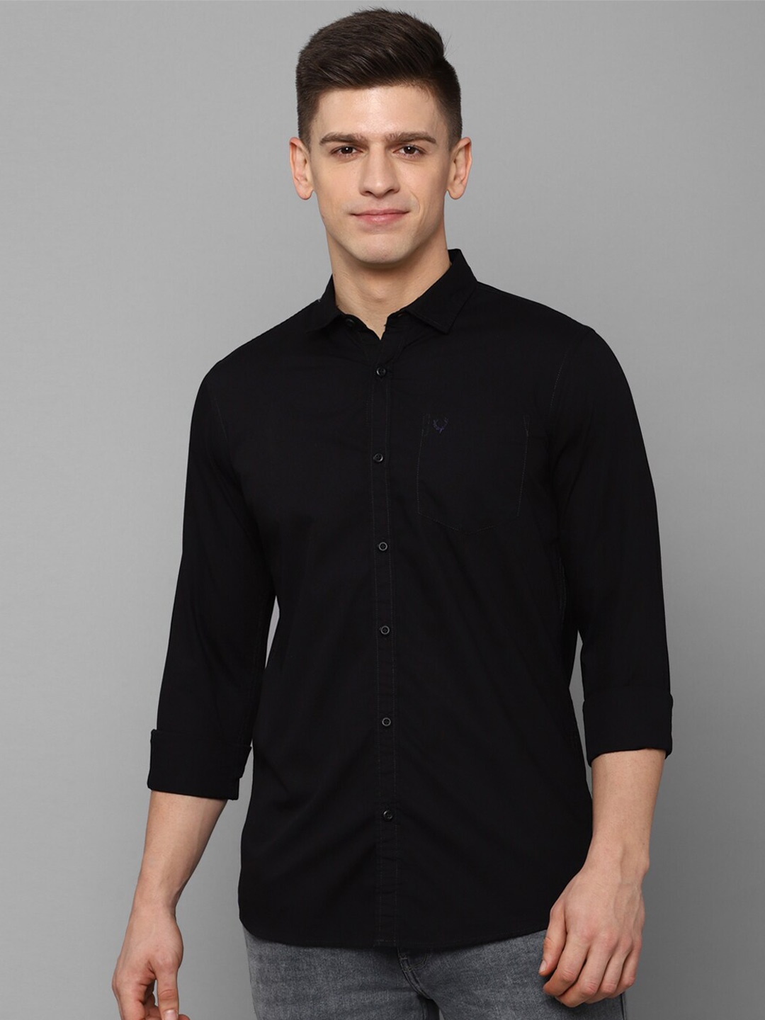 

Allen Solly Sport Men Black Casual Shirt