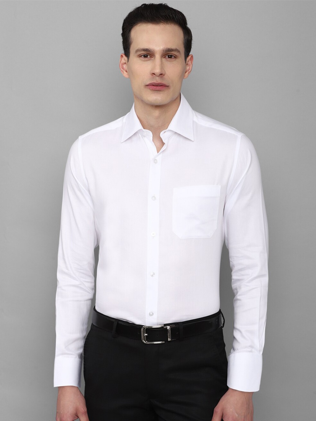 

Louis Philippe Men White Comfort Formal Shirt
