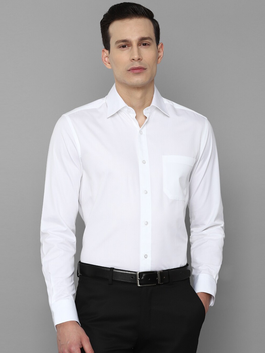 

Louis Philippe Men White Formal Shirt