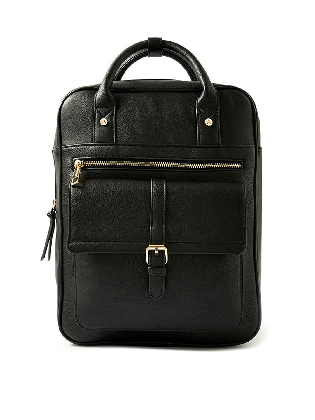 

Accessorize London Women's Faux Leather Harrie Backpack, Black
