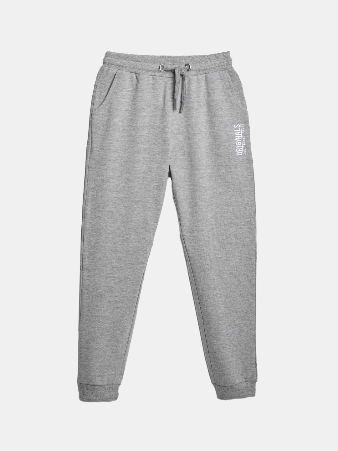 

The Souled Store Boys Grey Solid Joggers