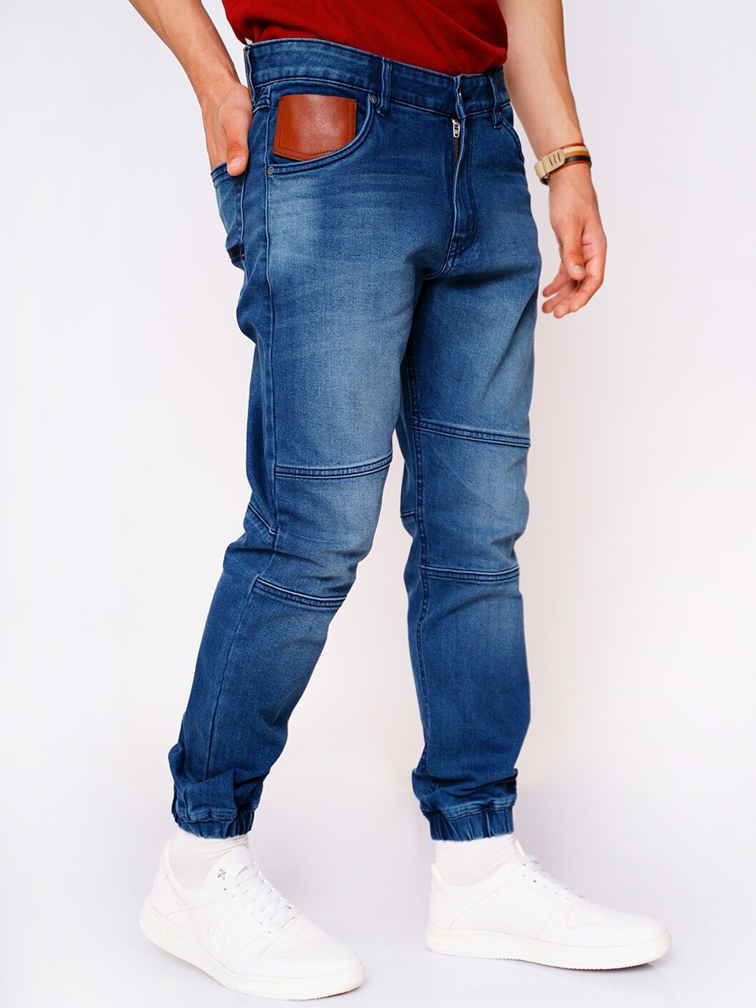 

Royal Enfield Men Blue Solid Joggers
