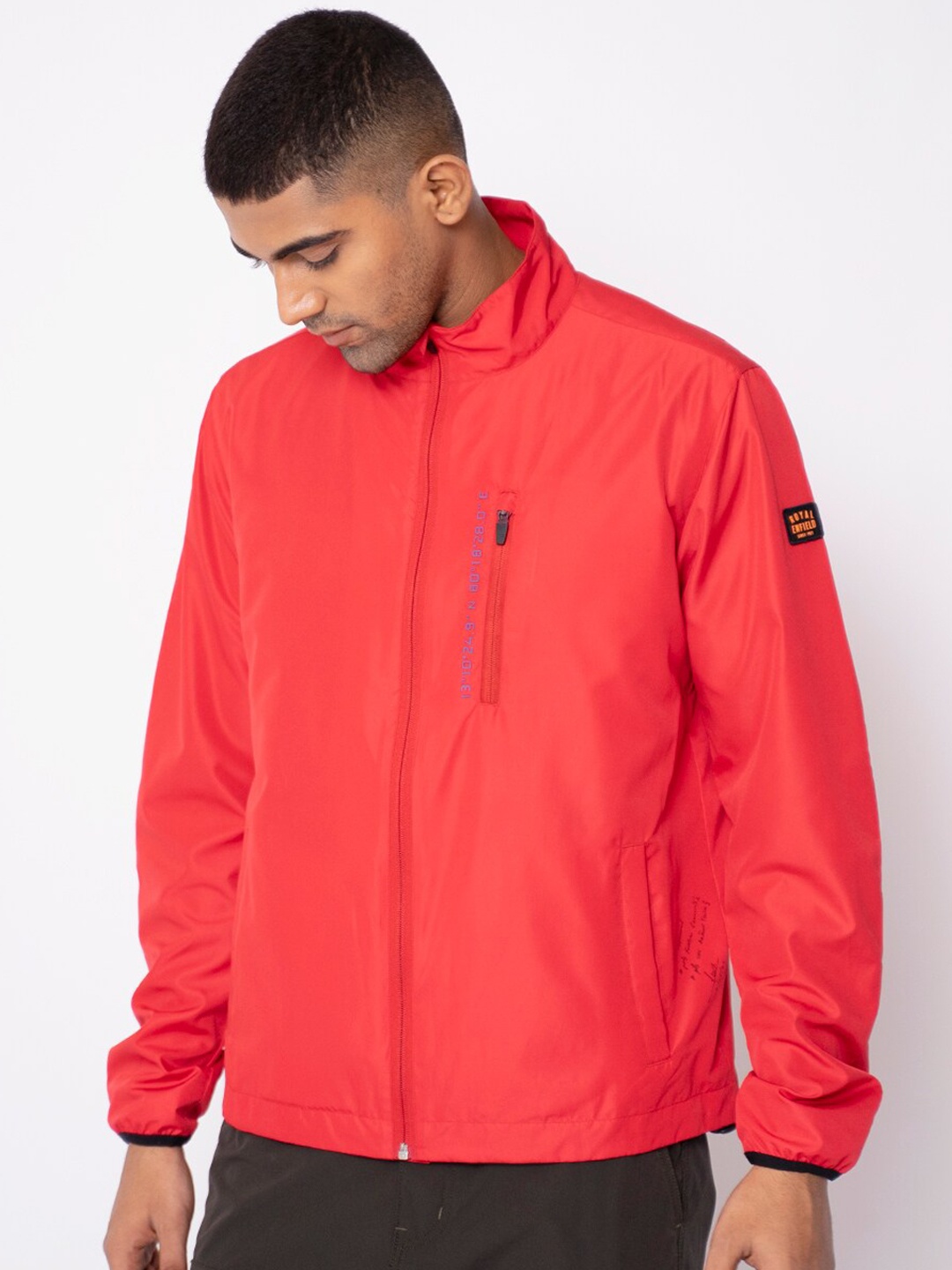 

Royal Enfield Men Red Outdoor Sporty Jacket