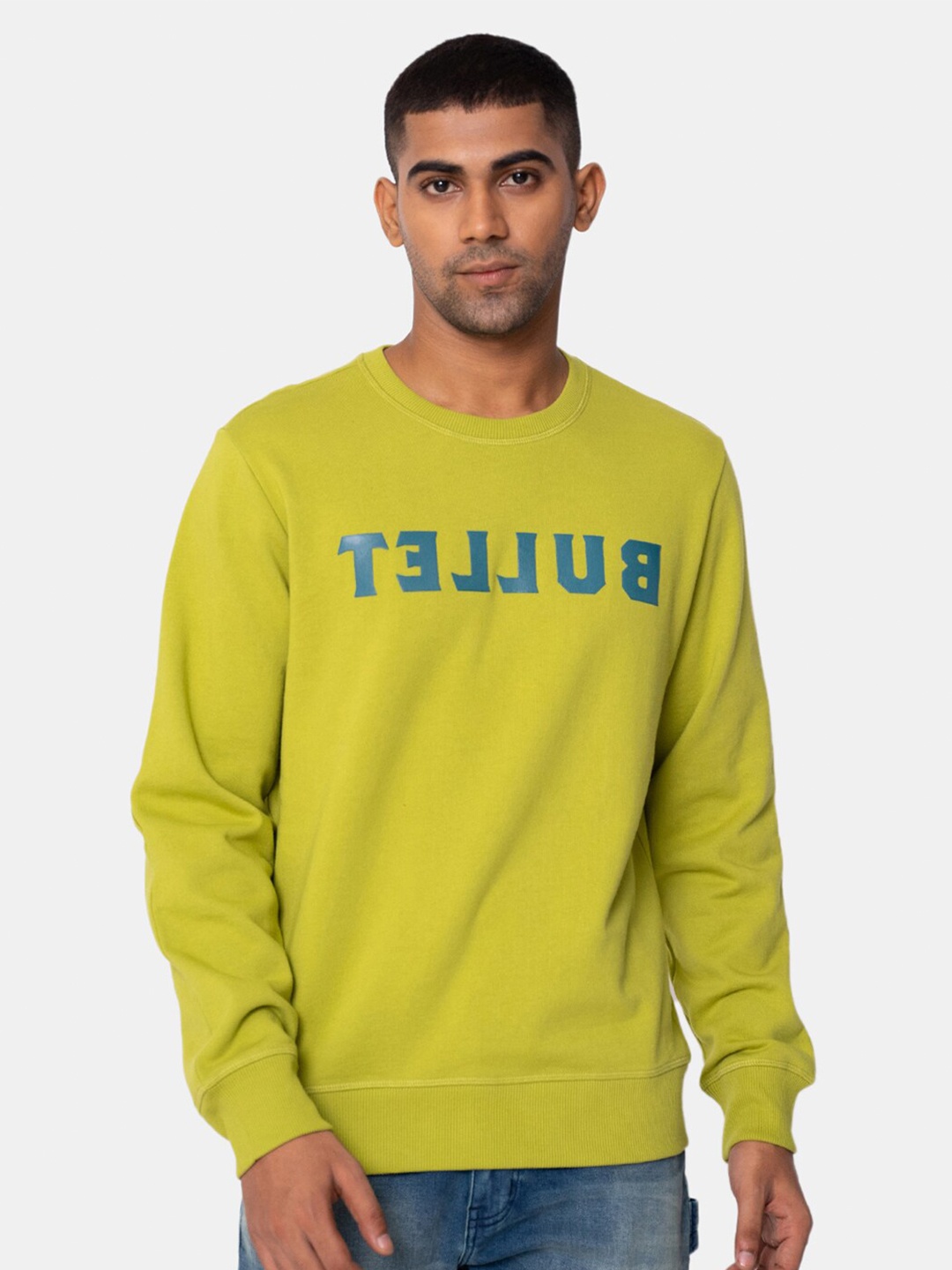 

Royal Enfield Men Green Printed Sweatshirt