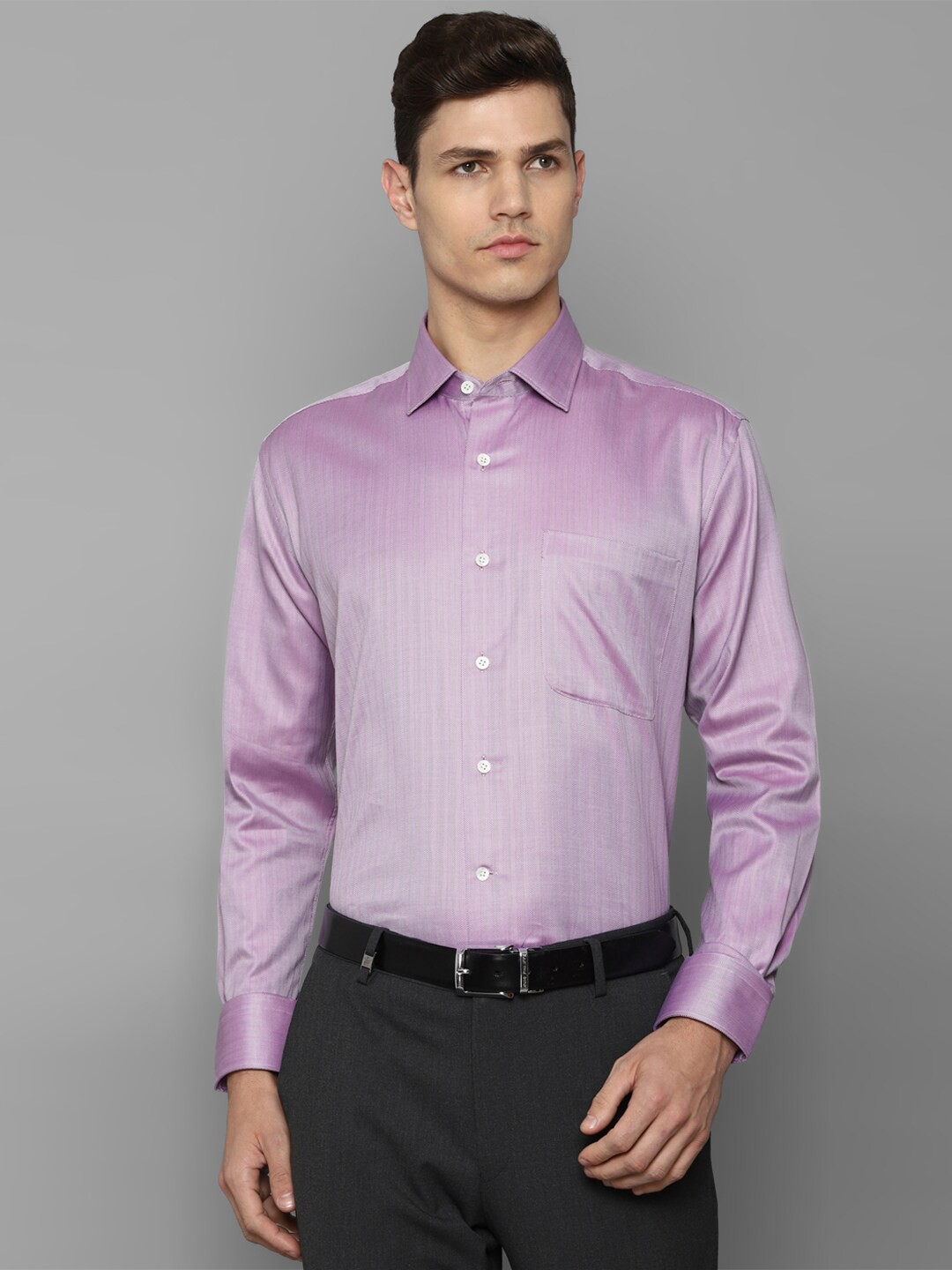 

Luxure by Louis Philippe Men Purple Formal Shirt