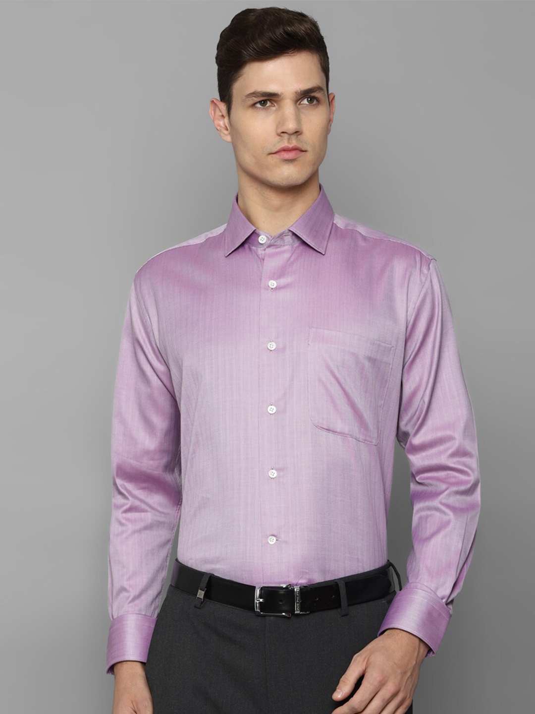 

Luxure by Louis Philippe Men Purple Formal Shirt