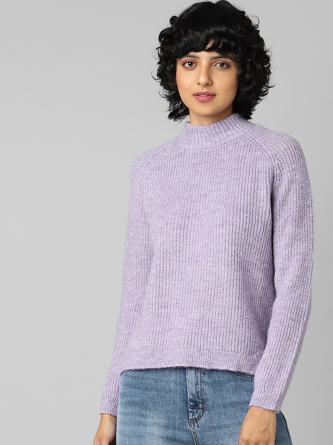 

ONLY Women Purple Pullover