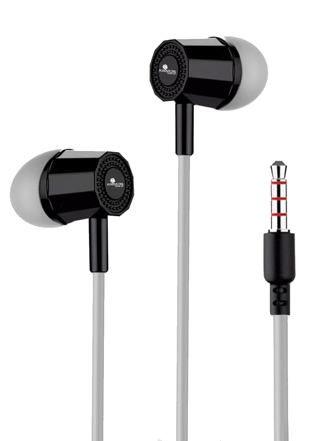 

Kratos Grey Solid Wired Earphone