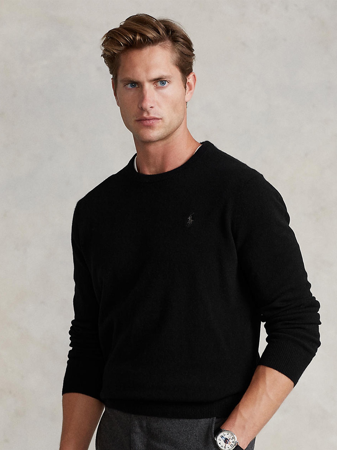 

Polo Ralph Lauren Men Black Sweaters