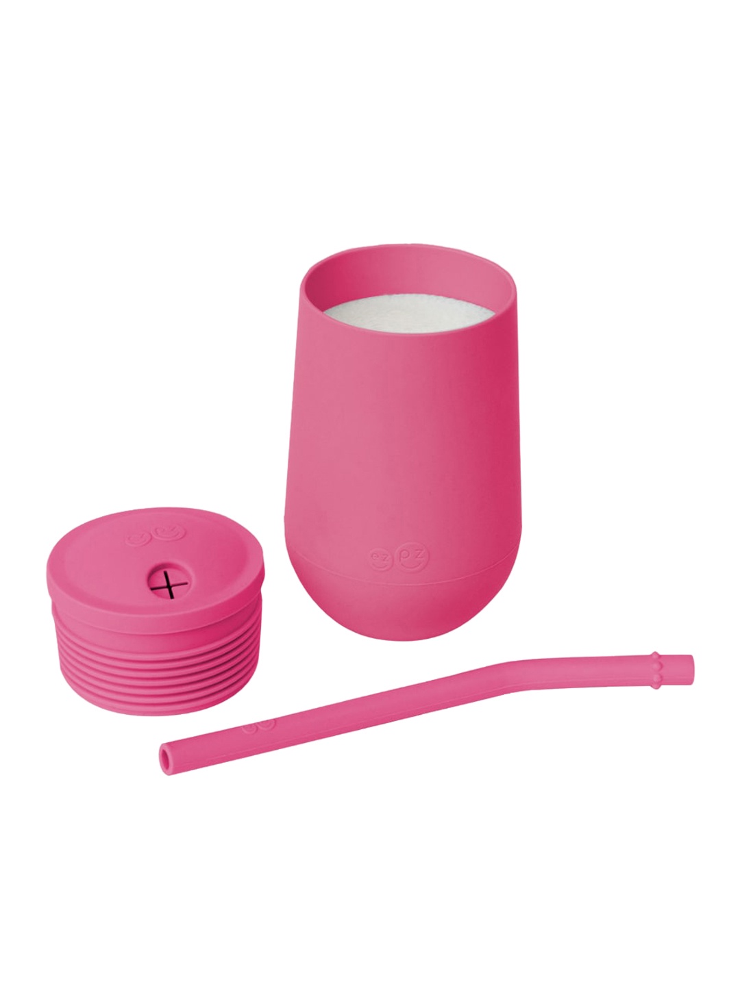 

ezpz Kids Pink Solid Baby Feeding Utensils