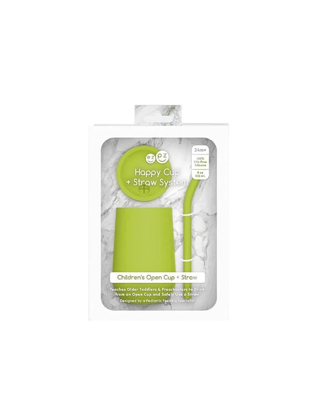 

ezpz Kids Green Solid Baby Feeding Utensils