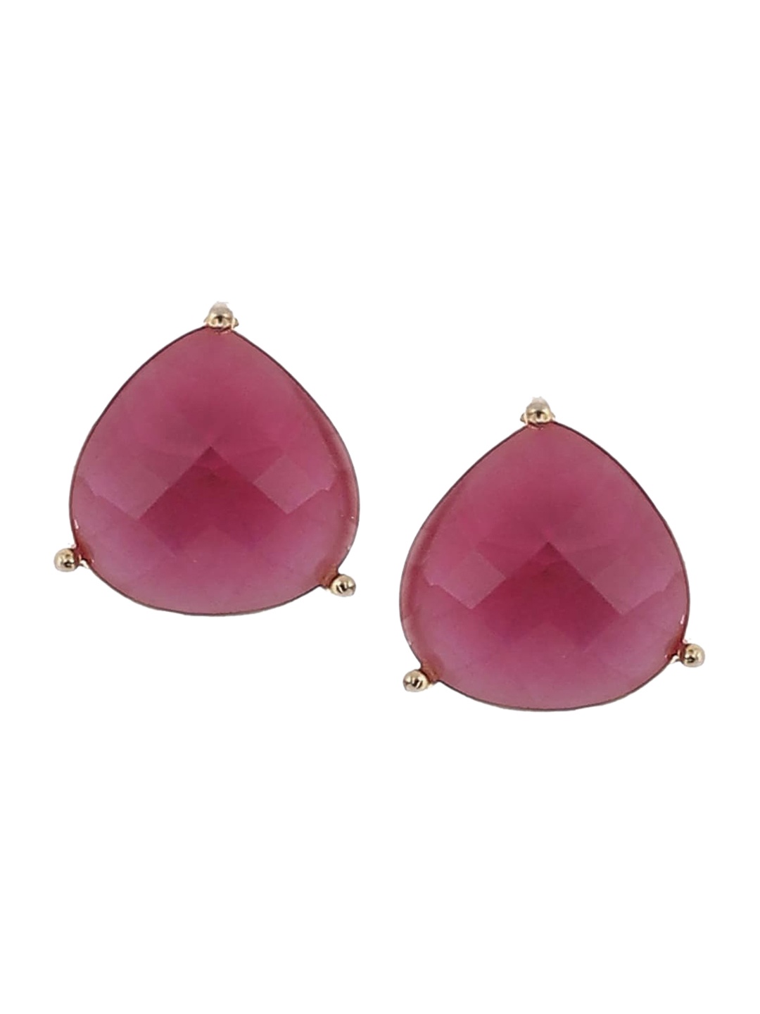 

Biba Women Contemporary Stud Earrings, Red