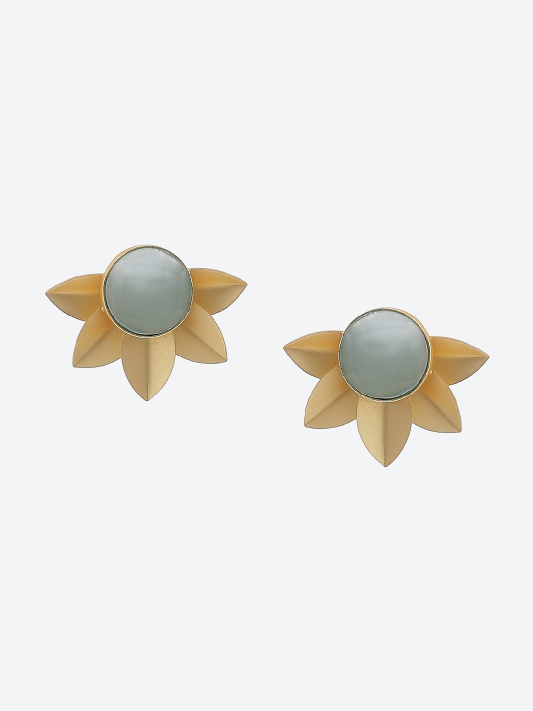 

Biba Women Contemporary Studs Earrings, Green