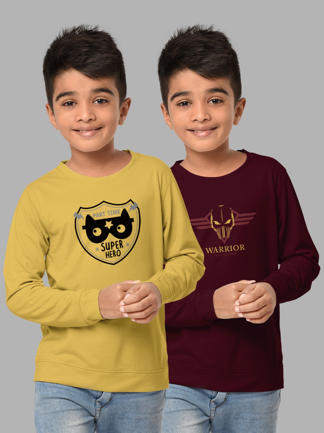 

HELLCAT Boys Yellow Pack Of 2 Printed T-shirt