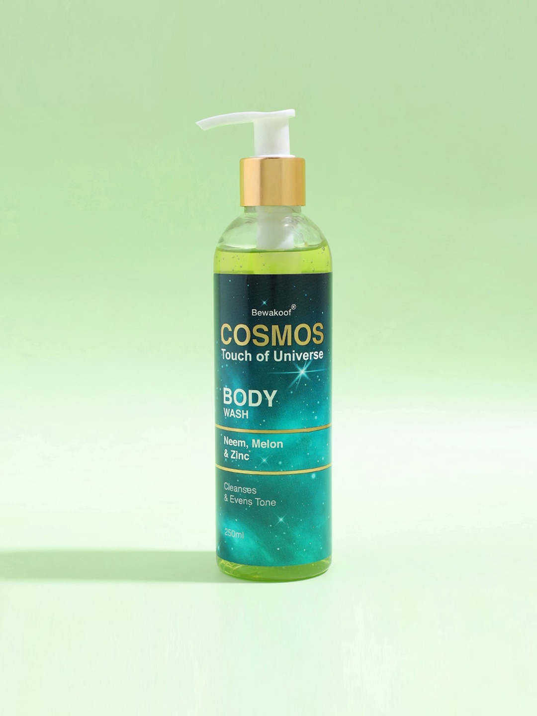 

COSMOS BY BEWAKOOF Touch Of Universe Neem Body Wash with Melon & Zinc - 250ml, Green