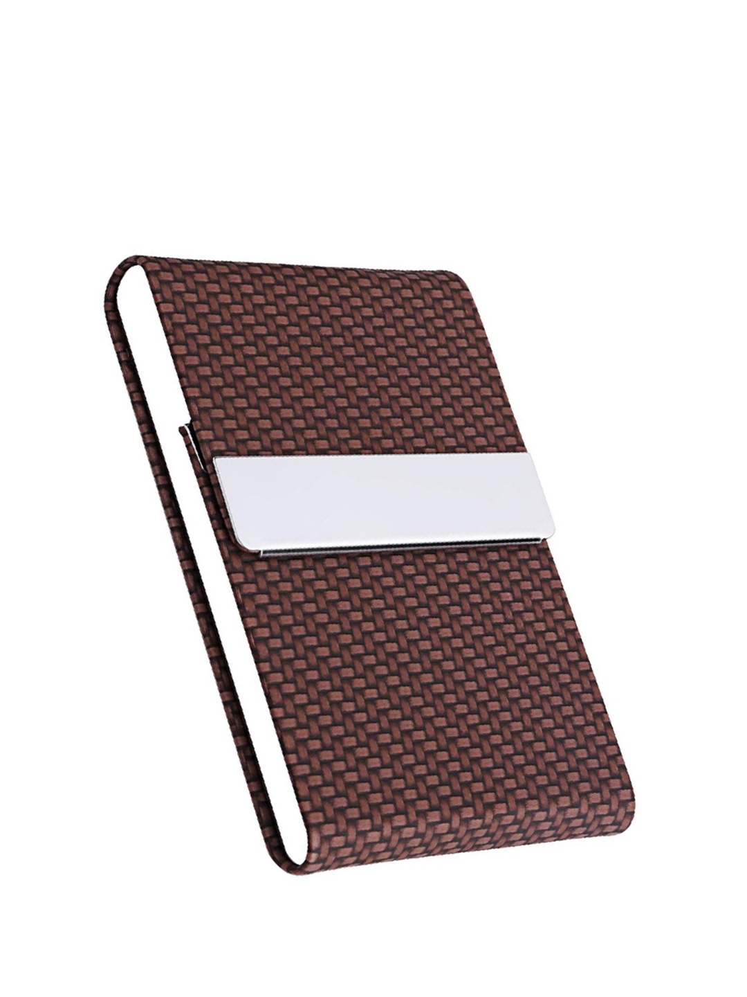 

VOGARD Unisex Textured Card Holder, Brown