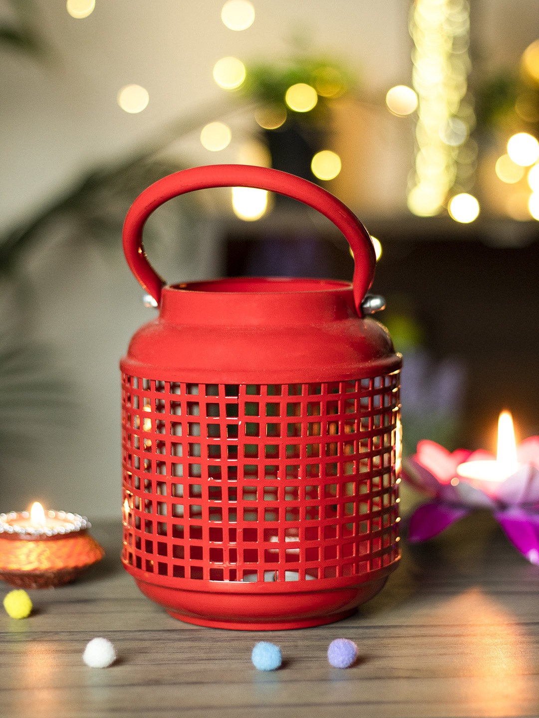 

MARKET99 Set Of 2 Assorted Cylindrical Shaped Lantern