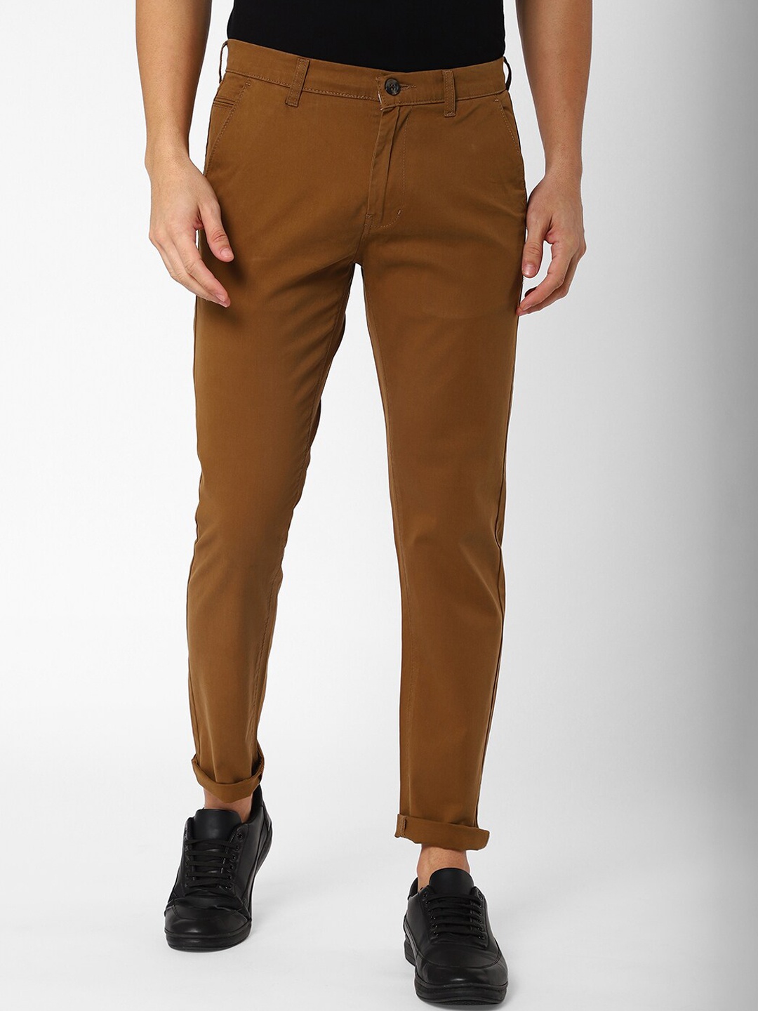 

R&B Men Brown Slim Fit Chinos Trouser