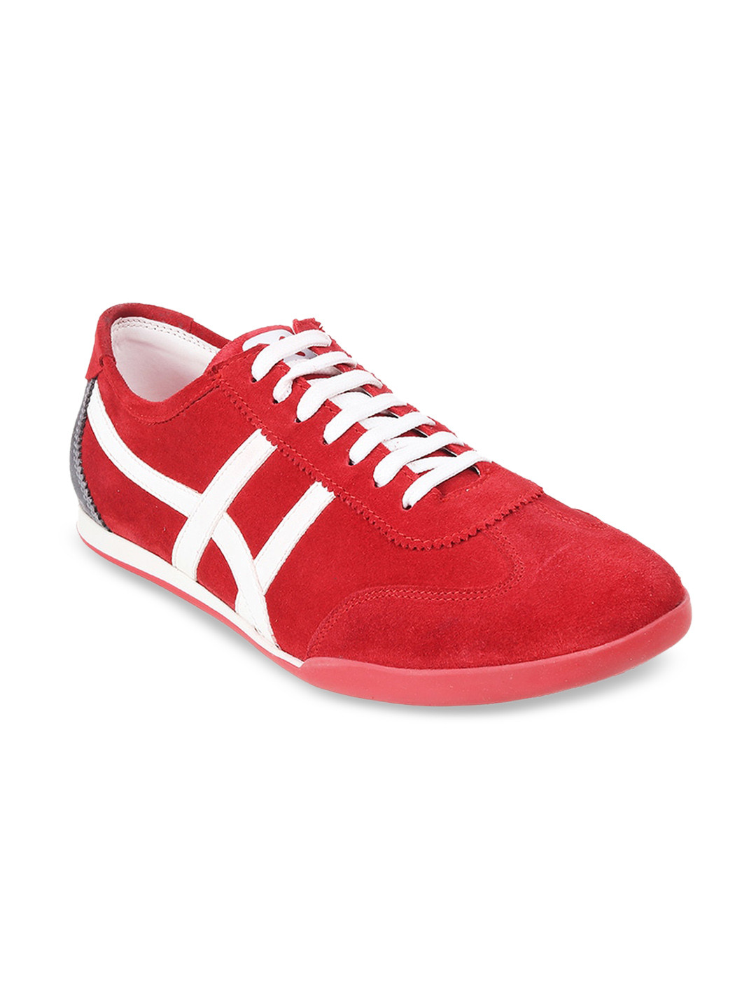 

Metro Men Striped Sneakers, Red