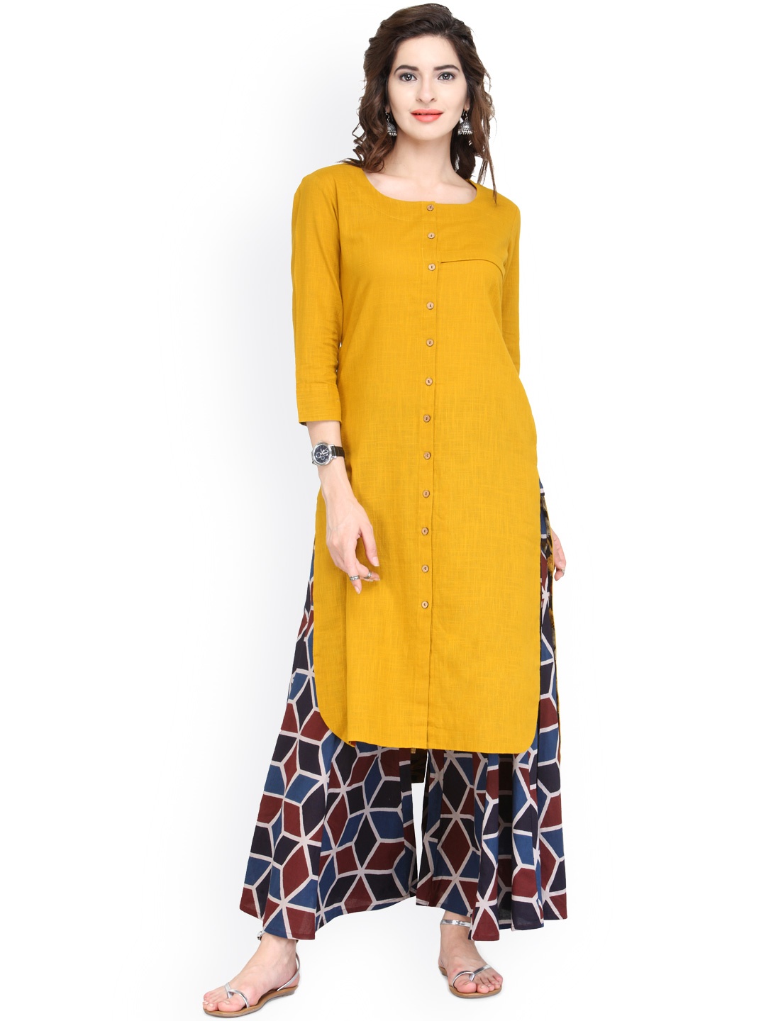 

Varanga Yellow Kurta