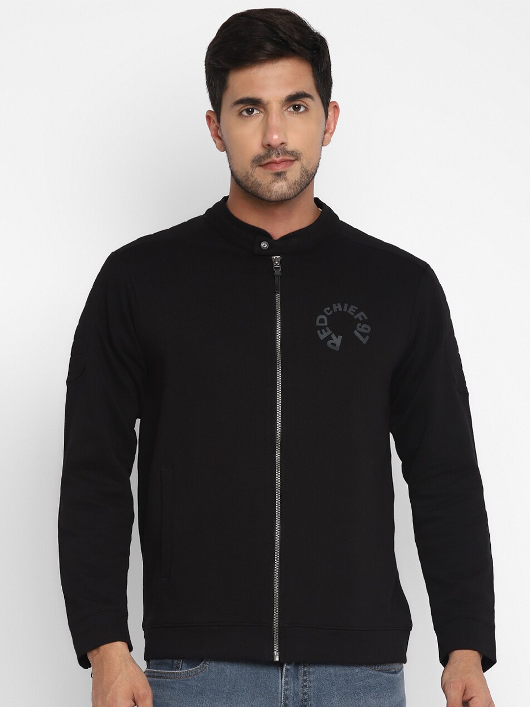 

Red Chief Men Black Sweatshirt
