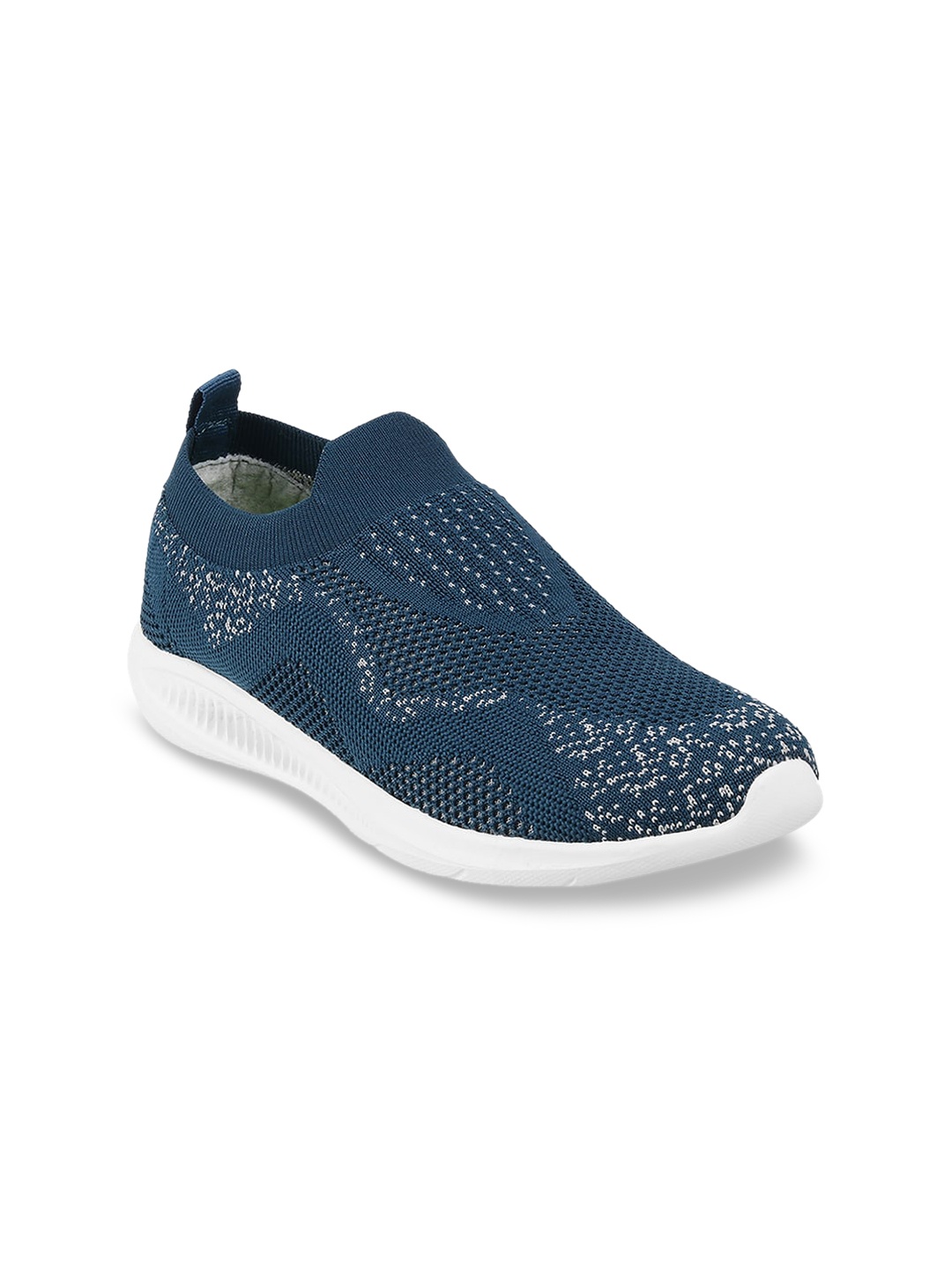 

Metro Women Woven Design Slip-On Sneakers, Blue