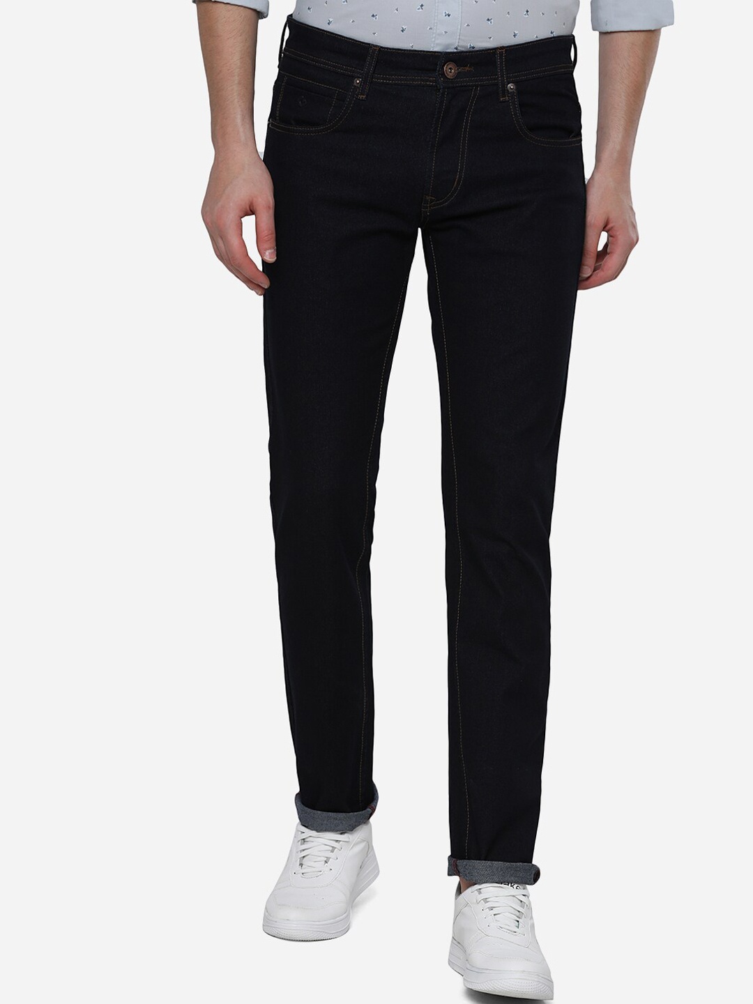 

Greenfibre Men Blue Narrow Slim Fit Jeans