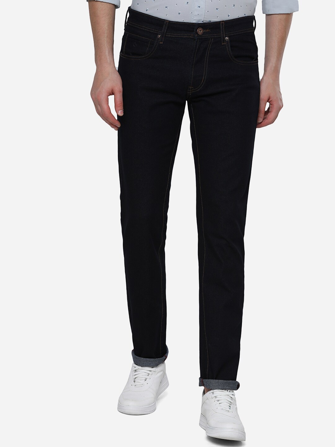 

Greenfibre Men Blue Narrow Slim Fit Jeans