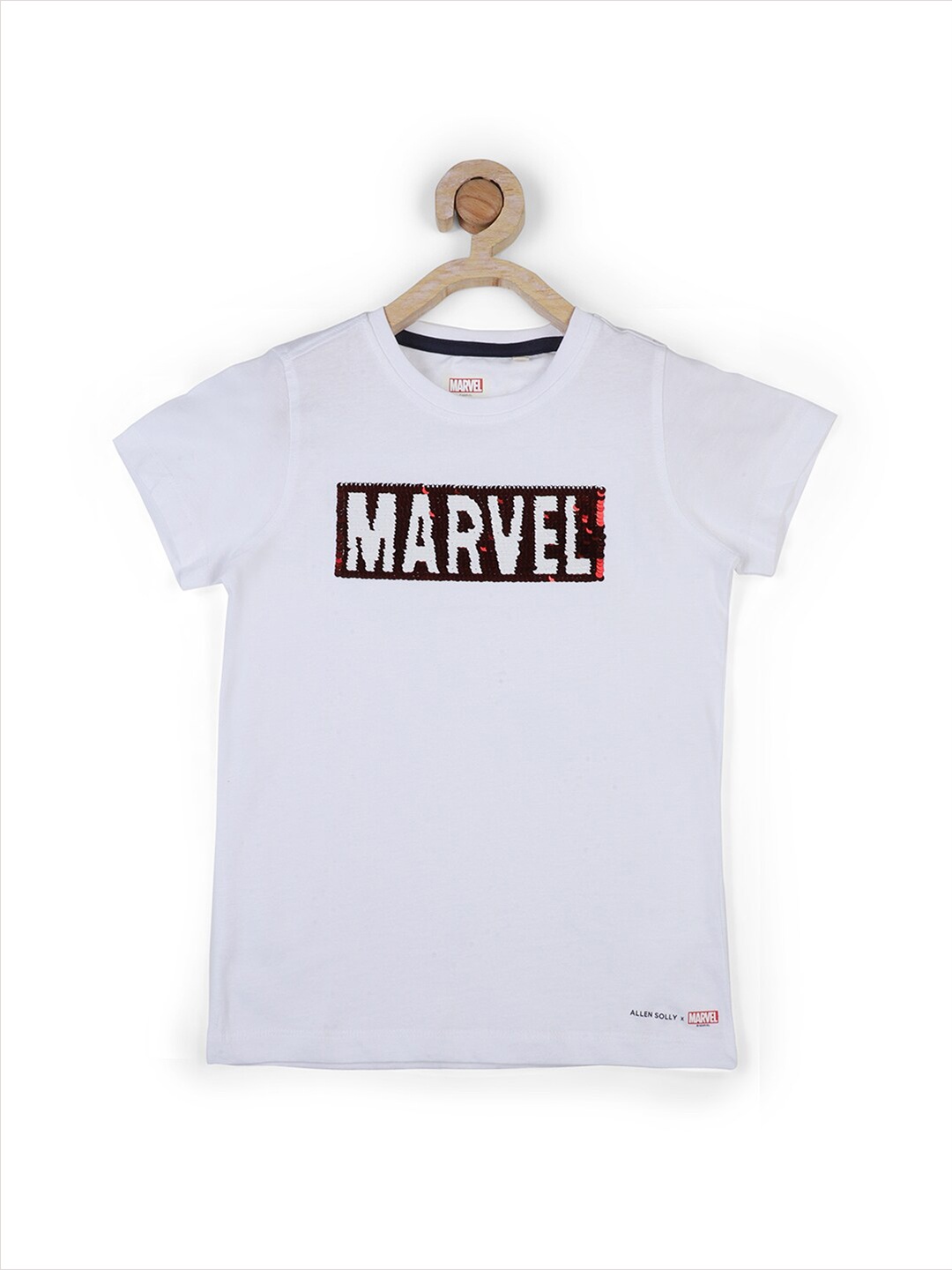 

Allen Solly Junior Boys White Typography Printed T-shirt