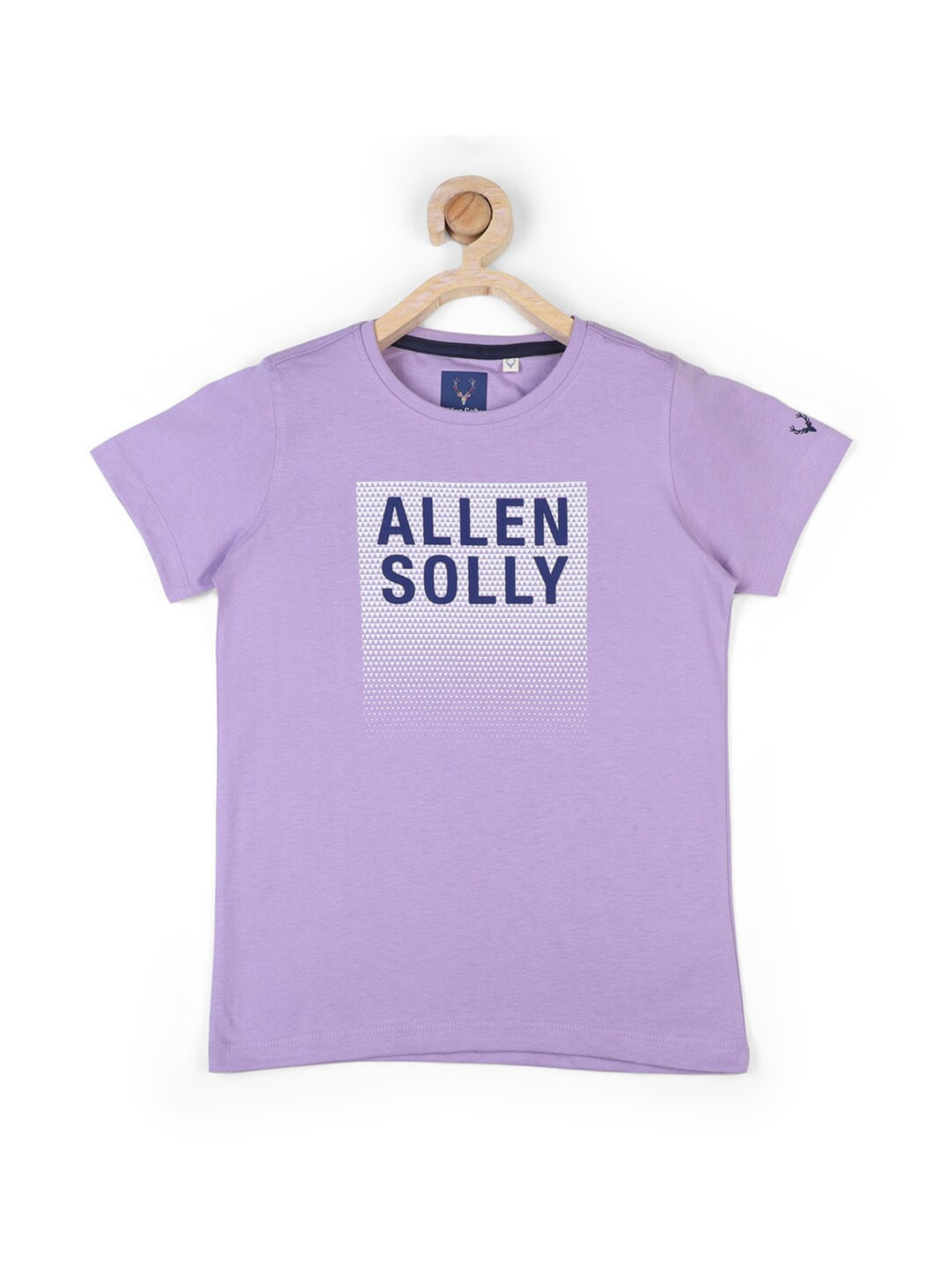 

Allen Solly Junior Boys Purple Typography Printed T-shirt