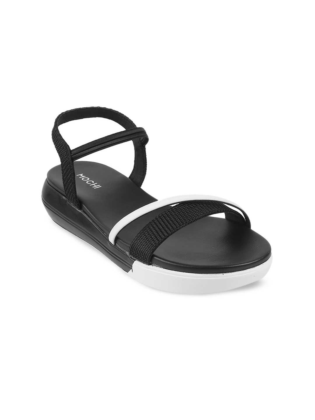

Mochi Women Black Comfort Sandals