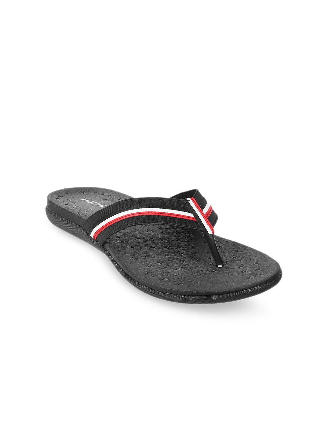 

Mochi Women Open Toe Flats, Black