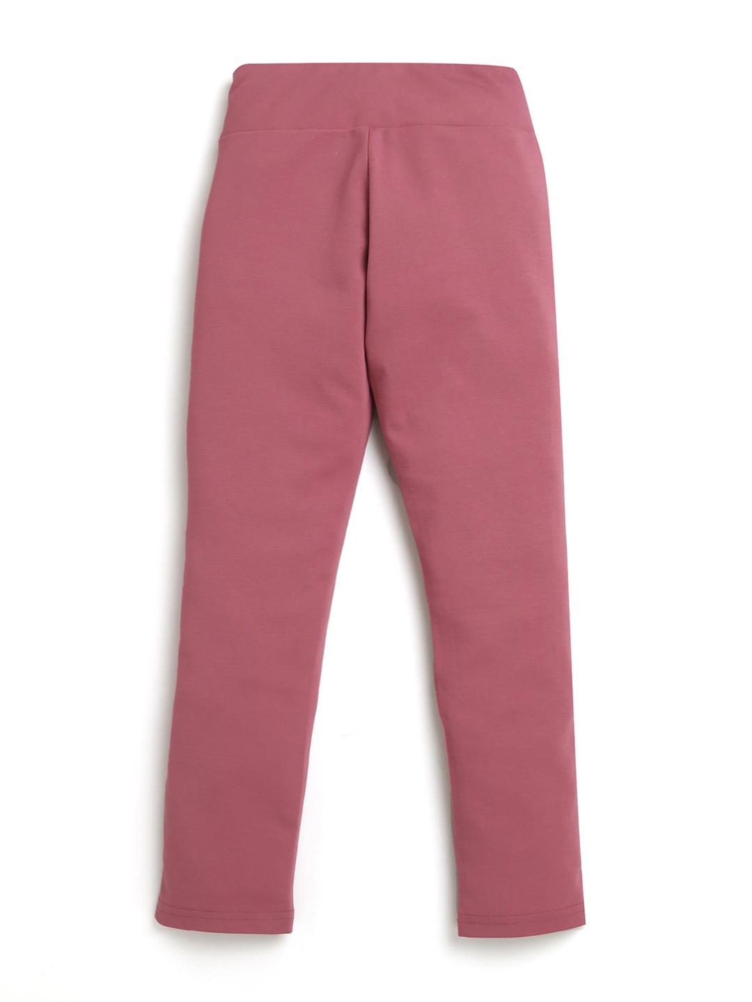 

Tiny Girl Girls Pink Solid Cotton Treggings