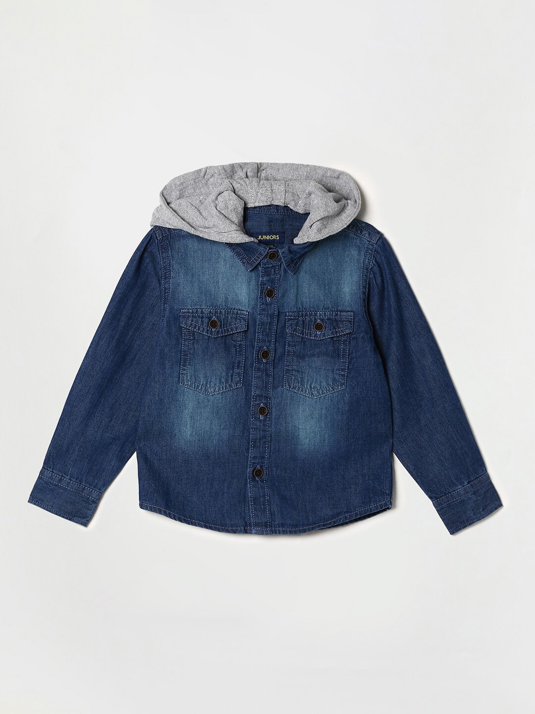 

Juniors by Lifestyle Boys Blue Faded Casual Shirt