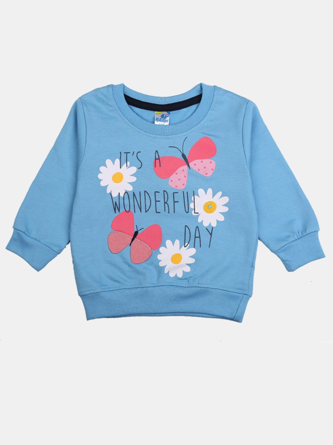 

V-Mart Kids Blue Printed T-shirt