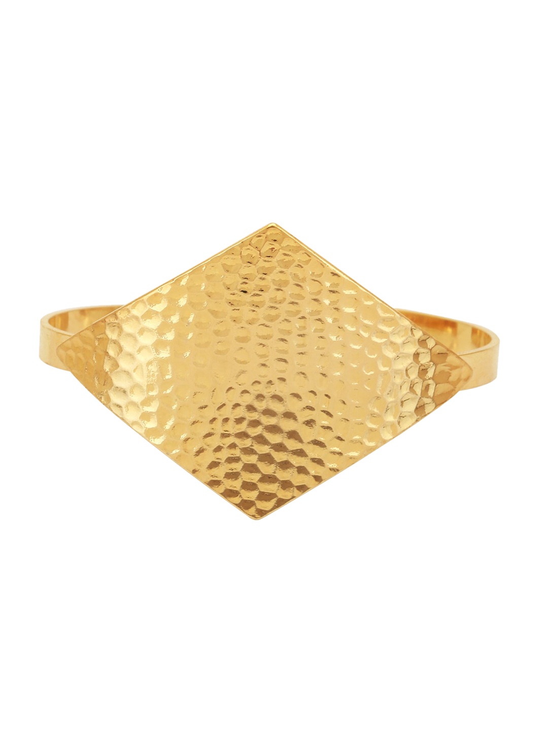 

Adwitiya Collection Women Brass Gold-Plated Kada Bracelet