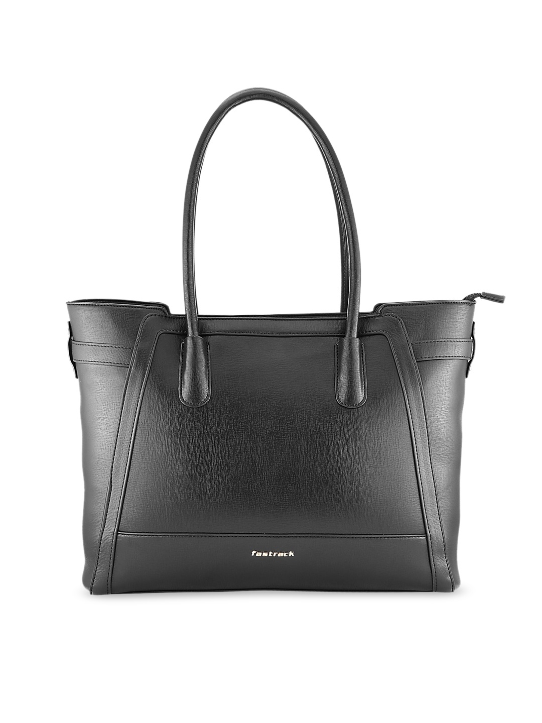 

Fastrack Women Black PU Structured Shoulder Bag