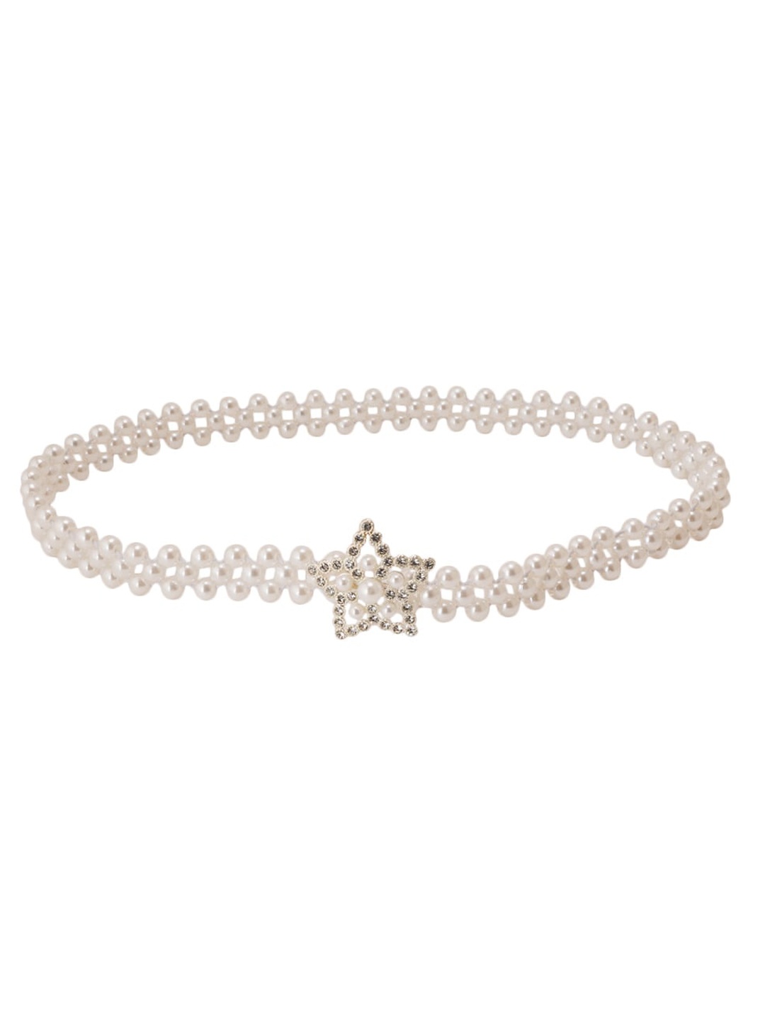 

Style Shoes Women White Embellished Belt
