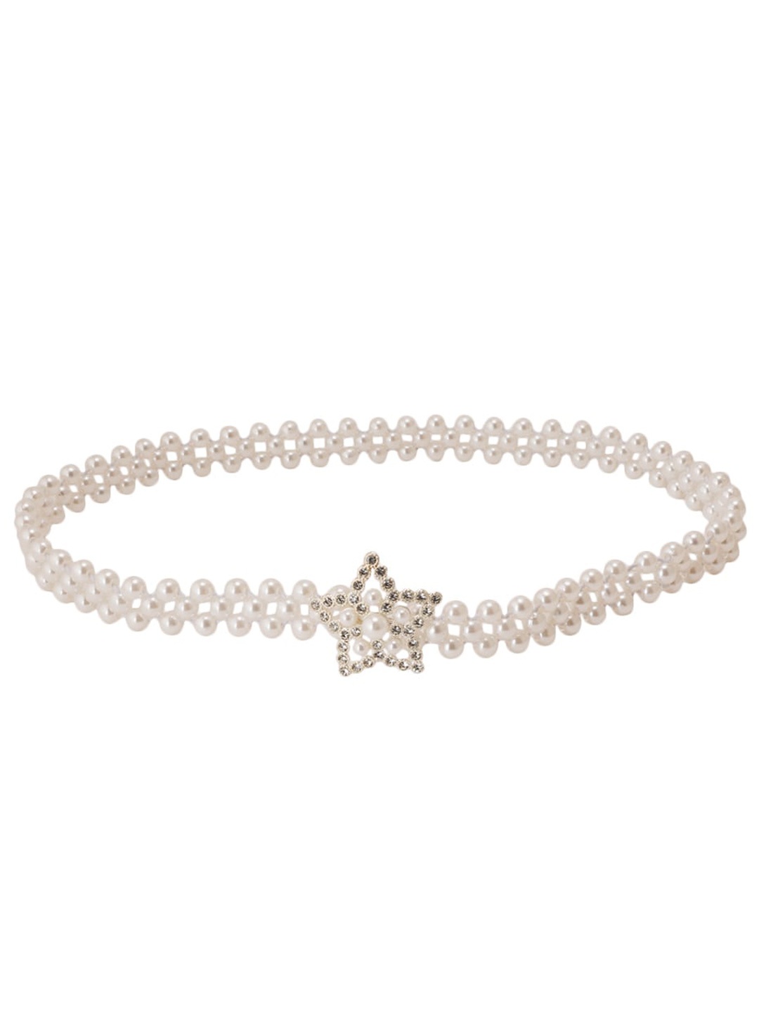 

Style Shoes Women White Embellished Belt