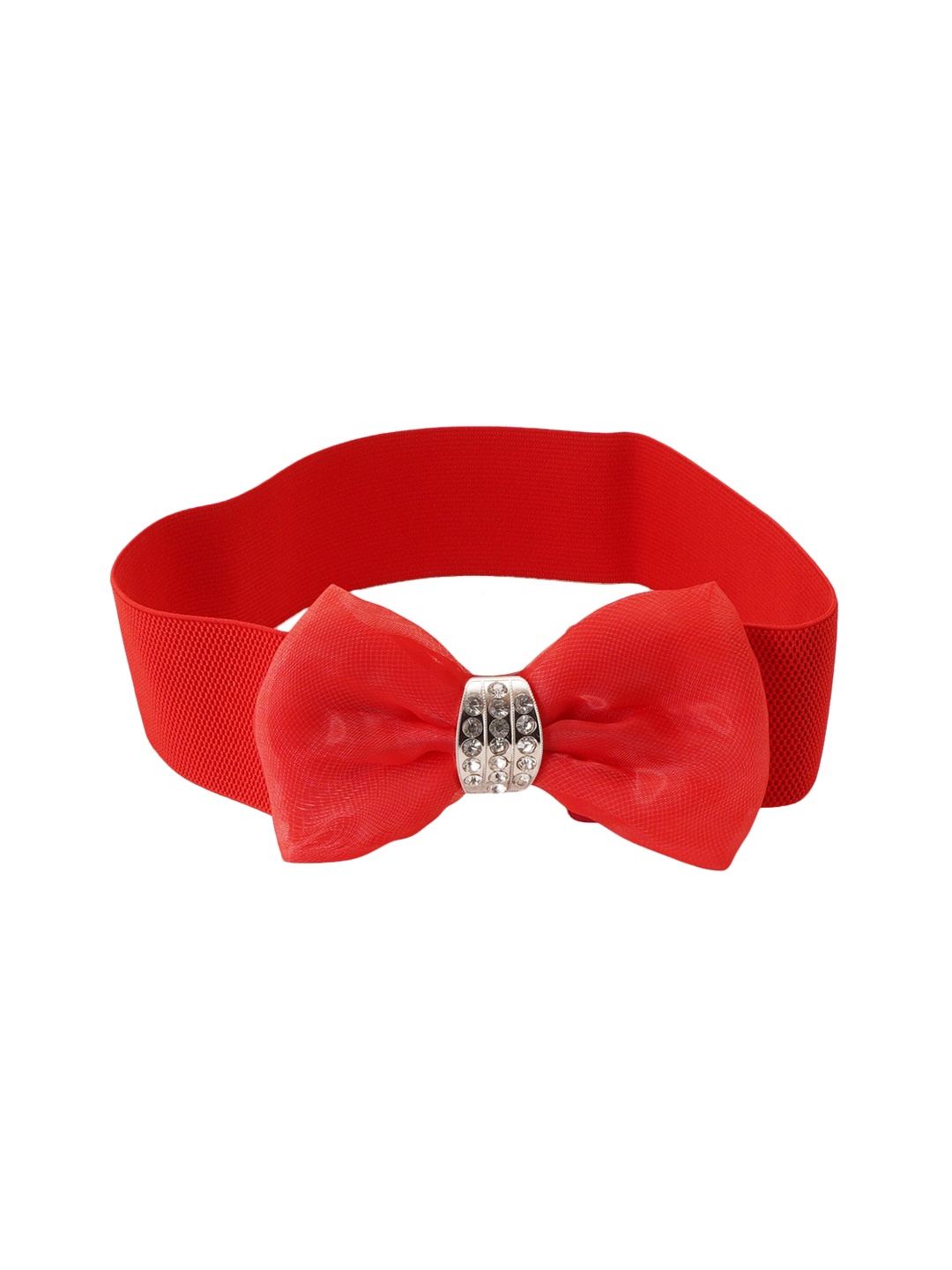 Style Shoes Women Red Embellished Belt