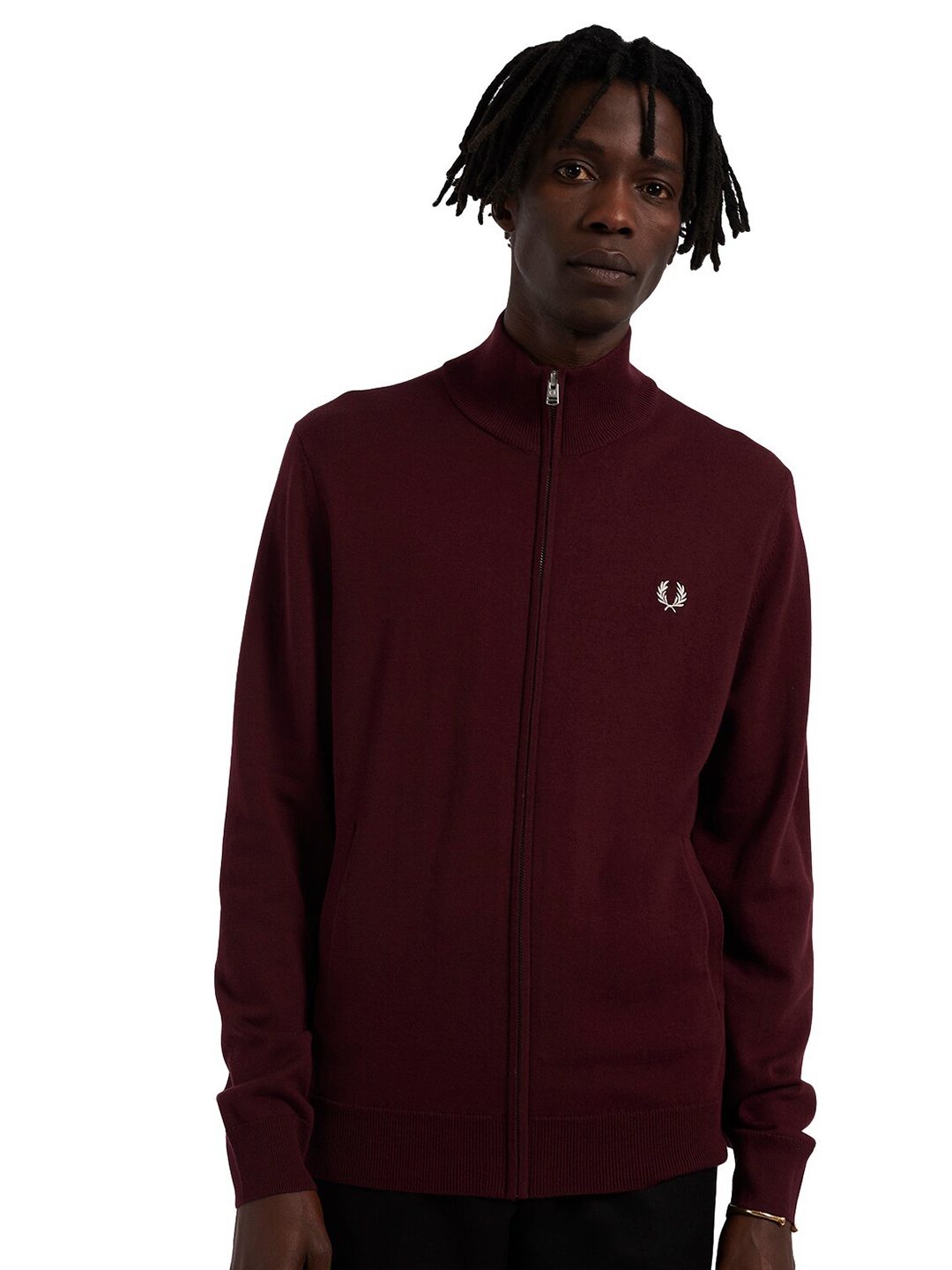 

Fred Perry Men Red Sweatshirt